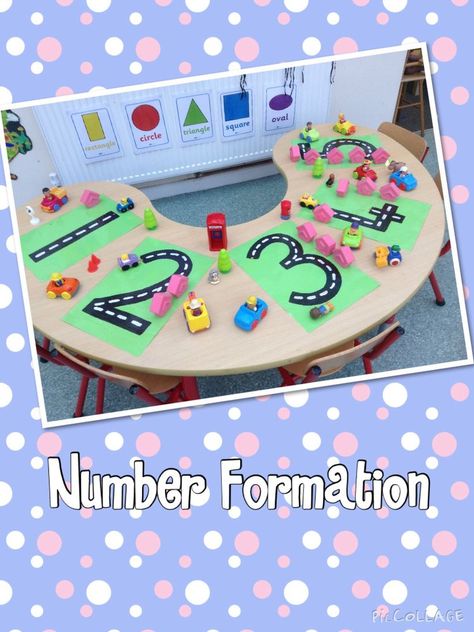 Number Formation Eyfs, Number Formation Activities, Transport Activities, Reception Maths, Eyfs Maths, Early Years Maths, Number Formation, Eyfs Classroom, Transportation Preschool