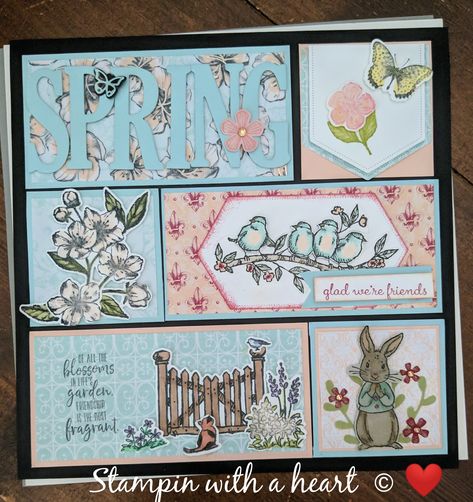 Spring Collage, Spring Sampler, Papercraft Ideas, Craft Show Ideas, Shadow Boxes, Card Kit, Paper Projects, Free Items, I Can Not