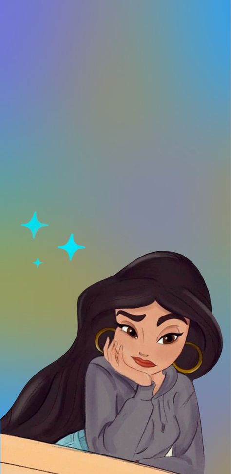 Cute Iphone Wallpaper Disney, Animation Wallpaper Iphone, Jasmine Princess Aesthetic, Jasmine Princess Wallpaper, Jasmin Wallpaper, Jasmin Aladdin, Baddie Princess, Princess Jasmine Wallpaper, Jasmine Disney Aesthetic