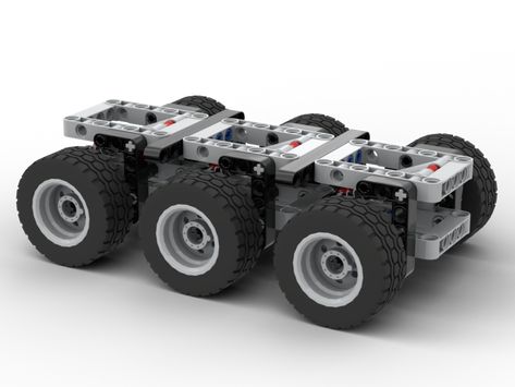 Lego Technic Truck Moc, Lego Technic Truck, Lego Truck, Trailer Axles, Lego Group, Lego Parts, Lego Technic, Lego Moc, Lego Ideas