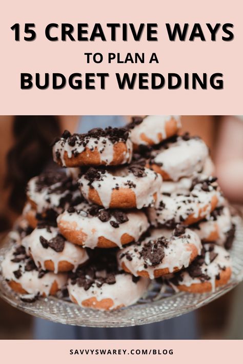 donut tray for wedding instead of cake Alternatives To Wedding Cake, Wedding Hacks Budget, Budget Wedding Venue, Cake Alternatives, Wedding Ideas On A Budget, Wedding Hacks, Dessert Alternatives, Wedding Cake Alternatives, Budget Bride