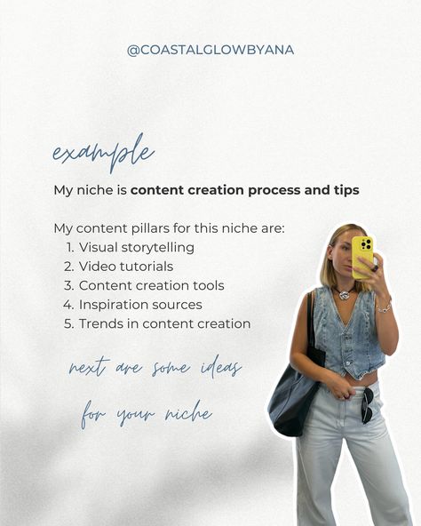 Key steps to find your content pillars 🫧 1. Understand your audience: what do they like, what do they ask you. 2. What topics are the easiest for you to make content? 3. Analyze trends and most viral pieces of content on those topics. More content tips and inspiration on my page @coastalglowbyana 🤍 . . . #contenttips #instagramtipsandtricks #contentpillars #instagramstrategy Content Pillars, Content Creation Tools, Instagram Strategy, Content Creation, Understanding Yourself, Content Creator, Storytelling, Finding Yourself, Key