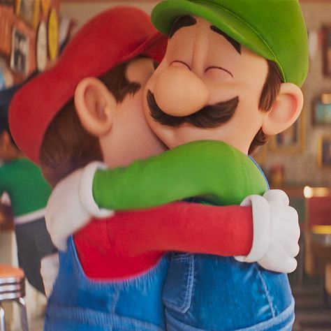 Mario and Luigi, voiced by Chris Pratt and Charlie Day, in the “Super Mario Bros Movie” (2023). Nintendo Mario Bros, The Super Mario Bros Movie, Super Mario Bros Movie, Peach Mario, Charlie Day, Movie 2023, Nintendo Sega, Princesa Peach, Super Mario Art