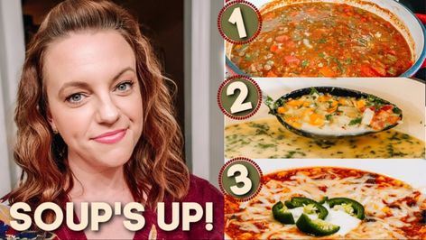 WHAT'S FOR DINNER? | 3 EASY DELICIOUS SOUPS | EASY DINNER IDEAS - YouTube Mandy In The Making Recipes, Grilled Boneless Chicken Breast, Beef Stew Crock, Soups Easy, Meal Planing, Making Soup, Crock Pot Tacos, Chicken Recipes Video, Drumstick Recipes