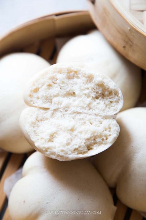 Sourdough Steamed Buns, Steamed Buns, Bun Recipe, Clean Kitchen, Bread Dough, Purpose Flour, Dough, Food And Drink, Bread