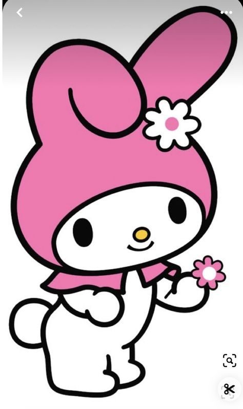 My Melody Cake Topper, Pastel Kuromi, Melody Cake, Kuromi Character, Chi Bi, Cute Tshirt Designs, Hello Kitty Imagenes, Party Themes For Boys, Hello Kit