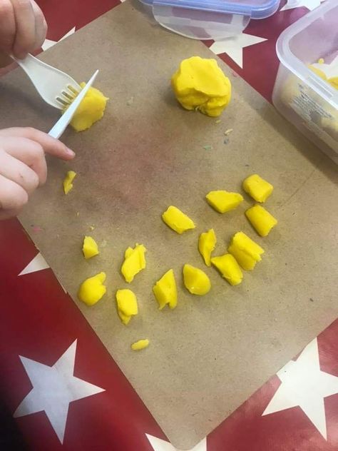 Practical Life Activities Preschool, Using Utensils Activities, Food Play Occupational Therapy, Practical Life Montessori Preschool, Montessori Spooning Activity, Picky Eating Occupational Therapy, Montessori Knife, Cognitive Activities, Practical Life Activities