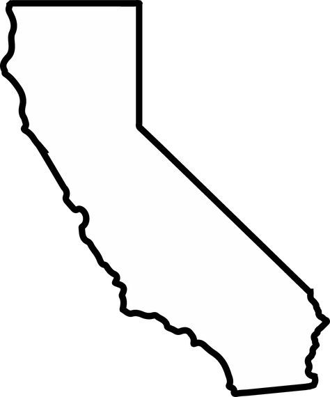 California state outline California State Tattoos, Tree Drawing Easy, California State Outline, California Outline, Famous Drawing, State Tattoos, Scrapbook Planning, Tattoo Shading, California Map