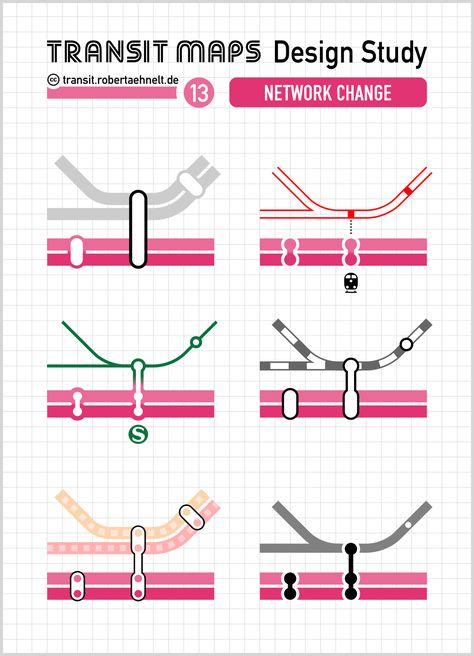 Transit Maps Design Study | Network Change | Robert Aehnelt Transit Map Design, Semiotics Design, Location Map Design Graphics, Subway Map Design, Bus Route Map, Infographic Tools, Maps Design, London Tube Map, Bus Map