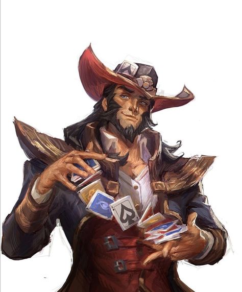 League Of Legends Universe, Painterly Texture, Twisted Fate, Twist Of Fate, I Appreciate You, Appreciate You, Art Studies, Fantasy Character Design, The Magicians