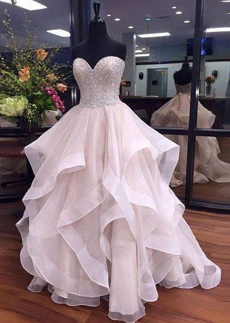 Pink Ball Gown, Organza Wedding Dress, Princess Prom Dresses, Formal Dresses For Teens, 파티 드레스, Sweetheart Prom Dress, Evening Party Gowns, Sweetheart Wedding Dress, Prom Dresses For Teens