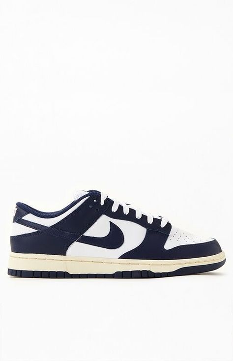 Navy Blue Nike Shoes, Blue Wishlist, Dunk Low Shoes, Blue Shoes Men, Old Nikes, Fnaf Au, Navy Blue Shoes, Dr Shoes, Shoes Hack