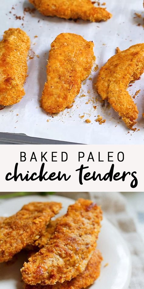 Paleo Chicken Fingers, Paleo Diet Dinner, Paleo Chicken Tender Recipes, Healthy Whole 30 Recipes, Recipes With Almond Meal, Paleo Recipes Videos, Low Carb Meals Dairy Free, Paleo Finger Foods, Easy Paleo Recipes For Beginners