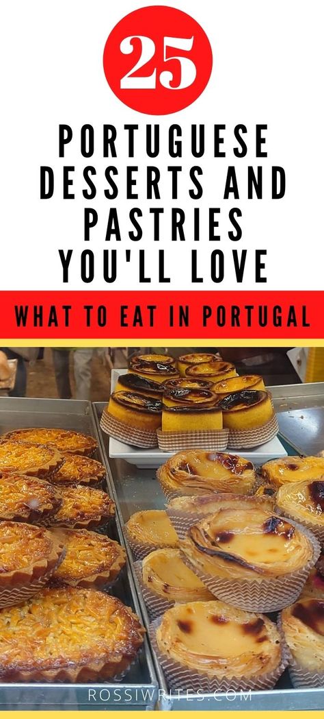 Portuguese Dessert Recipes, Portuguese Egg Tart, Ericeira Portugal, Portuguese Desserts, Almond Bars, Egg Custard, Egg Tart, Portuguese Recipes, Pastry Recipes