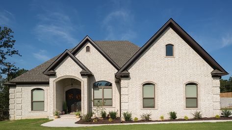 764228 | brick.com Replacing Brick With Stone Exterior, Silver Creek Brick, Silvercreek Brick Exterior, White Bluff Acme Brick Homes, Acme Brick Company, Silvercreek Acme Brickbrick, Old Bailey Brick, Acme Brick, Brick Farmhouse