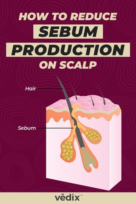 How To Reduce Sebum Production On Scalp Hair Healthy, Hair Follicles, Bacterial Infection, Hair Follicle, Skin Protection, Ayurveda, Healthy Hair, Hair Care, Skin