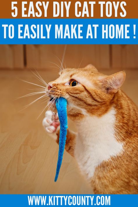 Diy Cat Toys Easy, Katt Diy, Cat Diy Crafts, Handmade Cat Toys, Homemade Cat Toys, Crochet Cat Toys, Diy Pet Toys, Diy Cat Toys, Pet Tips