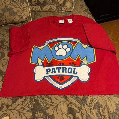 Selling Our Brand New Paw Patrol Match Mom And Dad Patrol Shirts, Mom Shirt Does Have A Blemish Or Two But Is In Great Condition! Mom Is A Size Large Dad Is An Xl, Price Is For Both Shirts Paw Patrol Mom And Dad Shirts, Paw Patrol Birthday Party Shirts, 3rd Birthday Paw Patrol Boy, Paw Patrol Birthday Shirt Family, Paw Patrol First Birthday Boys, Paw Patrol Shirt Ideas, Paw Patrol 1st Birthday, Paw Patrol Birthday Boy, 3rd Birthday Party For Boy