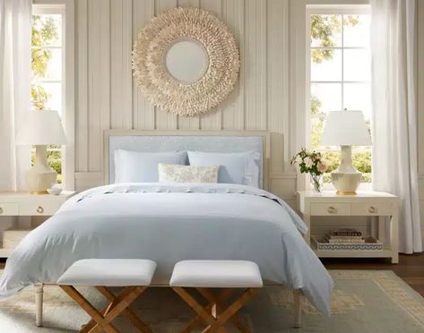 Creating a Beautiful Bedroom  – serena & lily Serena And Lily Bedroom, Bedroom Design Inspiration, Virginia Homes, Adjustable Mattress, Atlanta Homes, Serena And Lily, Oak Hardwood, Serena & Lily, Upholstered Headboard