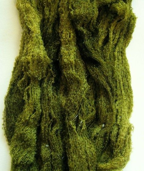 Pastoral Grunge, Knitting Moodboard, Knit Fabric Texture, Olive Aesthetic, Mohair Knitting, Diy Moss, Moss Rug, Green Yarn, Natural Palette