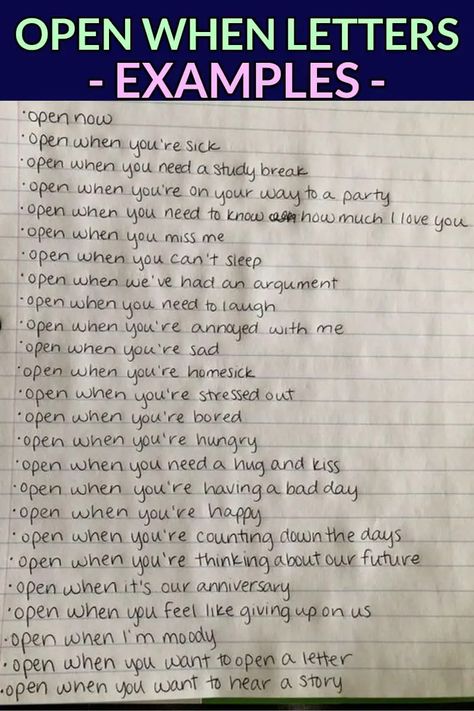 Open When Letters For Boyfriends-Ideas, Examples, Topics, What To Put Inside And More - Clever DIY Ideas Cute Ideas To Make For Your Boyfriend, Welcome Home From Jail Ideas For Boyfriend, When You Letters Boyfriends, Read This Letter When, Love Letter Ideas Diy Crafts, Read When Letters For Boyfriend Ideas, Letters When You, Inside Of A Card Ideas, Letter For When Ideas