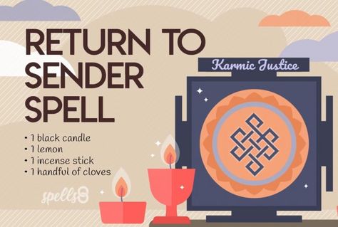 Justice Spell, Return To Sender Spell, Black Candle Spells, Karmic Justice, Karma Spell, Banishing Spell, Revenge Spells, Return To Sender, Spells For Beginners