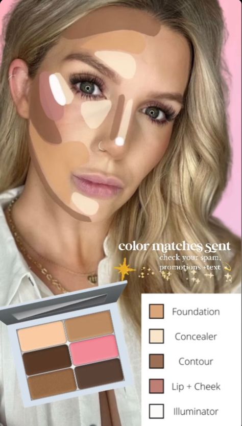 Makeup Placement Face Chart, Makeup Layout On Face, Makeup Placement Face, Makeup Placement, Defined Face, Full Lips Makeup, Makeup Layout, Foundation Contouring, Pretty Eye Makeup