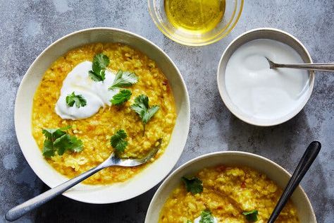 Kitchari Recipe, Khichdi Recipe, New York Times Cooking, Lentils And Rice, Moong Dal, How To Cook Beans, Long Grain Rice, Dinner This Week, Nyt Cooking