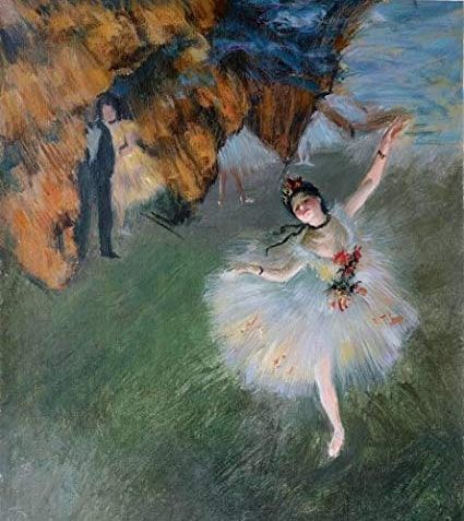 "The Star/L'étoile" (1878) by Edgar Degas on the day of his 185th anniversary who said 'Life is like a drawing without an eraser' #impressionistart #impressionistartist #degas #edgardegas #star #dancer #etoile Degas Ballerina, Degas Paintings, Istoria Artei, Mary Cassatt, Camille Pissarro, Paul Cezanne, Edgar Degas, Pierre Auguste Renoir, Piet Mondrian