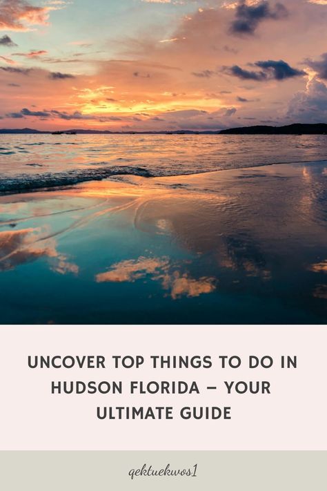 Hudson Florida Hudson Florida, Enjoy Your Trip, Continents And Oceans, Dream Vacation Spots, Travel Inspiration Destinations, Exotic Beaches, Adventure Travel Explore, Beach Getaways, Explore Nature