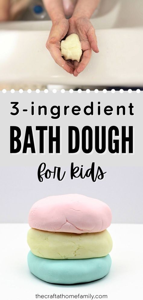 Diy Bath Toys, Play Dough Soap, Kids Bath Products, Diy Bubble Bath, Kids Bubble Bath, Homemade Bubbles, Kids Spa, Toddler Bath, Bath Bomb Recipes