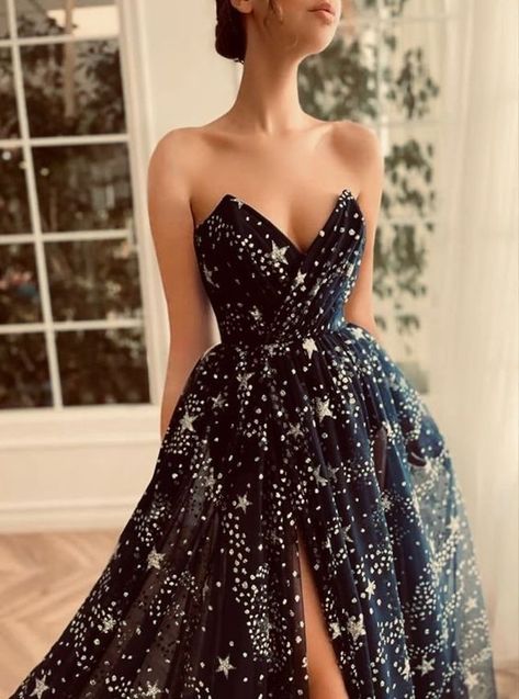 Stars Prom Dress, Amazon Prom Dresses, Midnight Gown, Star Prom Dress, Prom Dresses Strapless, Homecoming Dresses For Teens, Tulle Prom Dresses, Tulle Homecoming Dress, Strapless Prom Dresses