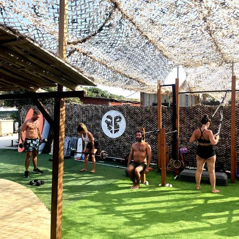 Gym Space, Boxing Classes, Battle Ropes, Gym Ideas, Surf School, Outdoor Gym, Dream Studio, Surf Lesson, Surf Trip