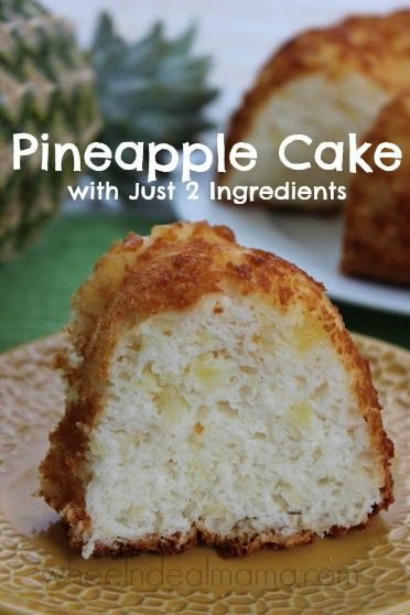 Pineapple Angel Food, Pineapple Cake Recipe, Easy Cakes To Make, Fluffy Cake, Angel Food Cake Mix Recipes, Dessert Simple, Cherry Desserts, Brownie Desserts, Light Desserts