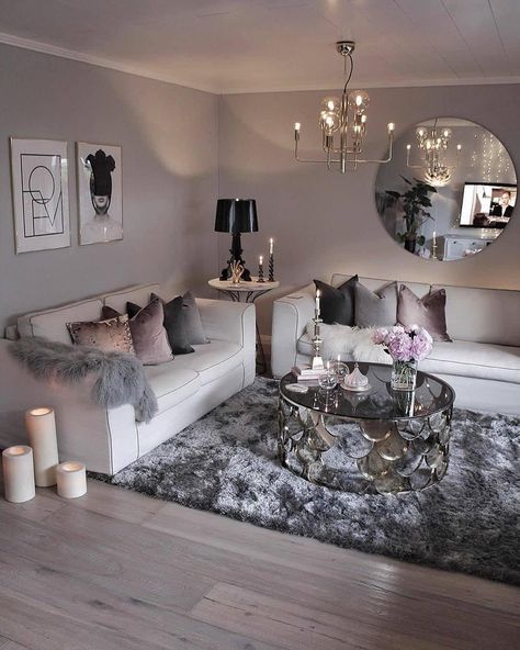 Casa Clean, Glam Living Room, Apartment Living Room Design, Design Blogs, Small Living Room Decor, Living Room Scandinavian, Living Room Decor Cozy, Home Decor Online, Decor Home Living Room