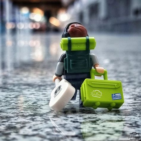 Lego Brick Wallpaper, Lego Minifigures Photography, Lego Photography Ideas, Greece Airport, Legos Aesthetic, Lego Aesthetic, Lego Scenes, Lego Ninjago Minifigures, Vacation Greece