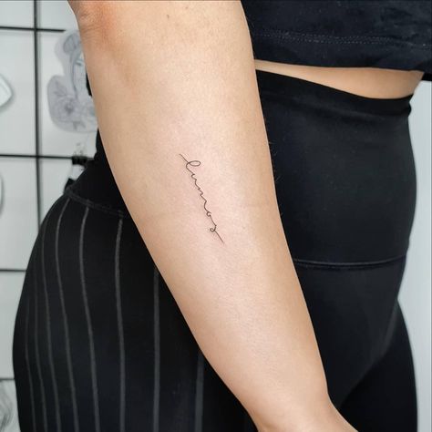 Lumos Tattoo, Harry Potter Lumos, Tatoo Inspiration, Fineline Tattoo, Harry Potter Tattoo, Tattoo Idea, Tiny Tattoos, Inspirational Tattoos, Arm Tattoo