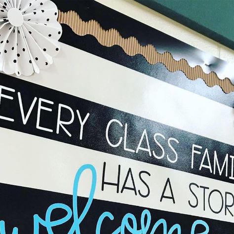 Joanne Miller on Instagram: "We all have a story and we write new stories together. ❤️ I love bulletin boards that are conversation pieces. Everyone who walked by this board loved it! I had the blank bulletin board to welcome my students for Meet the Teacher and then we completed a small writing activity about our story (swipe to see finished board). ❤️❤️❤️ Link to this bulletin board resource (includes all the pieces shown in the pictures) in my profile: bit.ly/classstory #backtoschool #bull Picture Yourself Bulletin Board, Language Arts Bulletin Boards, Writing Prompt Ideas, Welcome Bulletin Boards, Prompt Ideas, I Love Math, First Days Of School, Love Math, Meet The Teacher