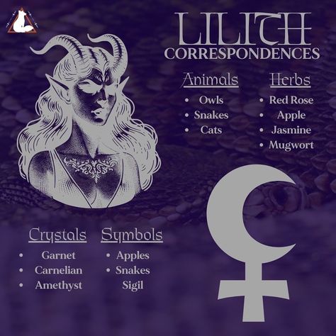 Lilith Correspondences and some items in the shop for Her #lilith #pagan #witch Honoring Lilith, How To Worship Lilith, Lilith Alter Ideas, Lilith Correspondence, Scorpio Lilith Aesthetic, Lilith Aries, Lilith Offerings, Invoking Lilith, Goddess Lilith Aesthetic