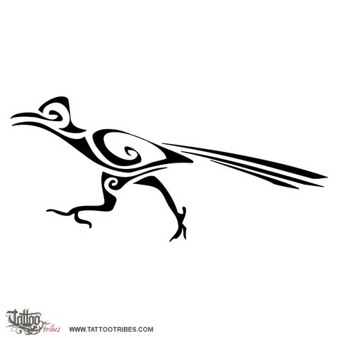 Small Roadrunner Tattoo, Roadrunner Tattoo, Road Runner Tattoo Design, Coyote And Road Runner Tattoo, Roadrunner Art Paintings, Roadrunner Illustration, Roadrunner Silhouette, Roadrunner Art, Runner Tattoo