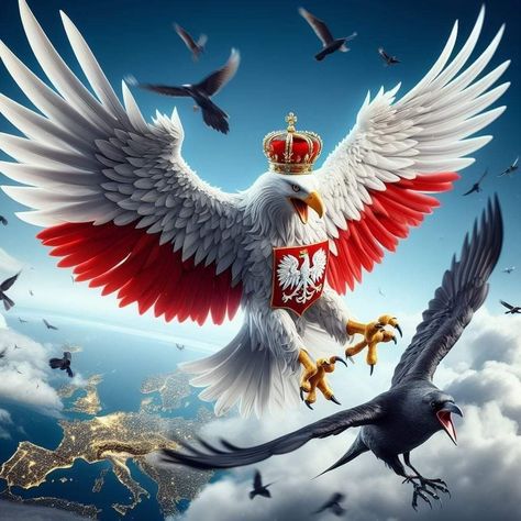 Polish Eagle, Polish Winged Hussars, Polish Traditions, Remember Day, American Werewolf In London, Beautiful Angels Pictures, Jesus Is Coming, Angel Pictures, Poland