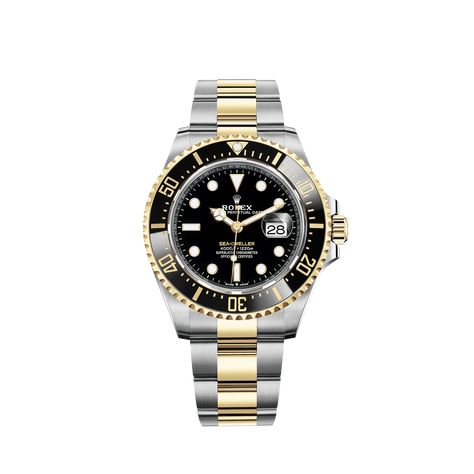 Rolex Sea-Dweller Watch: Yellow Rolesor - combination of Oystersteel and yellow gold - M126603-0001 Rolex Deepsea, Rolex Watches Submariner, Submariner Watch, Men Jewellery, Rolex Sea Dweller, Rolex Gmt Master Ii, Rolex Submariner No Date, Submariner Date, Sea Dweller