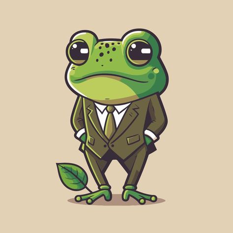 Frog Mascot, Frog Character, Character Logo, Frog Pictures, Logo Mascot, Green Frog, Mascot Logo, Mascot Design, Business Branding