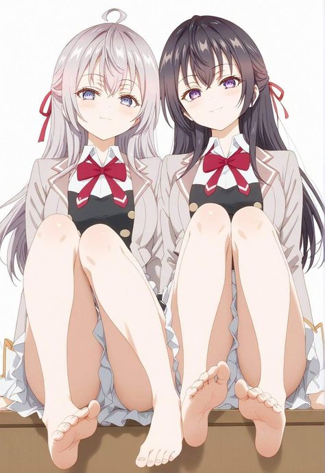 Ken Anime, Alisa Mikhailovna, Alya Sometimes Hides, Anime Goth, Anime Maid, Chibi Anime Kawaii, Best Anime Couples, Manga Cute, Anime Girlxgirl