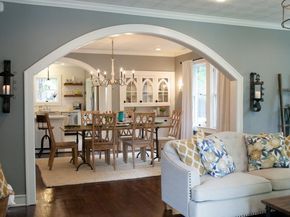 Fixer Upper | The Takeaways - A Thoughtful Place Delaware Ohio, Farmhouse Paint Colors Interior, Trendy Farmhouse Kitchen, Brick Cottage, Farmhouse Style Living Room, Revere Pewter, Farmhouse Paint, Farmhouse Interior, घर की सजावट