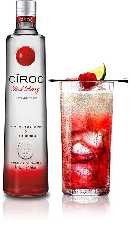 Ciroc Drinks, Cocktails Made With Vodka, Vodka Punch, Flavoured Vodka, Berry Cocktail, Ciroc Vodka, Punch Cocktails, Cranberry Vodka, Berry Punch