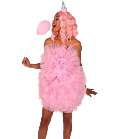 Cotton Candy Costume Dress: Women's Halloween Outfits | Tipsy Elves Cotton Candy Costume, Candy Costume, Home Halloween Costumes, Halloween Costumes For Sale, Super Sweet 16, Candy Costumes, Womens Costume, Tipsy Elves, Pink Headbands