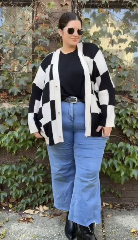 Plus Size Retro Fashion Vintage Style, Relaxed Aesthetic Outfit, Plus Size Librarian Outfits, Plus Size Fall Streetwear, Curvy Androgynous Style, Plus Size Office Outfits Business Casual, Plus Size Androgynous Fashion, Big Outfits, Casual Outfits Midsize