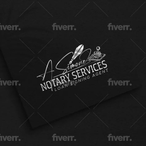 I will do notary logo design Notary Logo, Loan Signing Agent, Notary Service, Design Design, Logo Design Services, Design Logo, Service Design, Logo Design, ? Logo