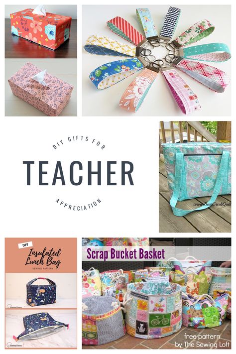 DIY Teacher Gifts from the Heart - Fairfield World Blog Fabric Teacher Gifts, Teacher Gifts Sewing, Gifts To Sew For Teachers, Sew Teacher Gifts, Sewing Teacher Gifts Ideas, Teacher Sewing Projects, Sewing Projects For Teachers Gifts, Sewn Teacher Gifts, Teacher Gifts To Sew